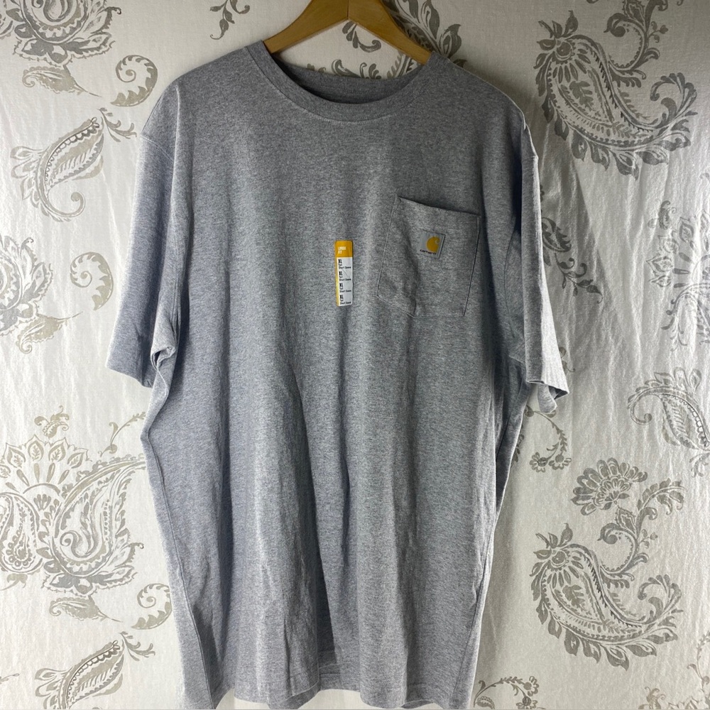 Carhartt Workwear Pocket
Crewneck Cotton T-Shirt XLT
Heather Gray NWT Mens K87
